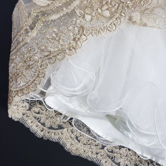 Chi Chi London Embroidered Skirt Tulle 12 ASOS - Picture 10 of 13